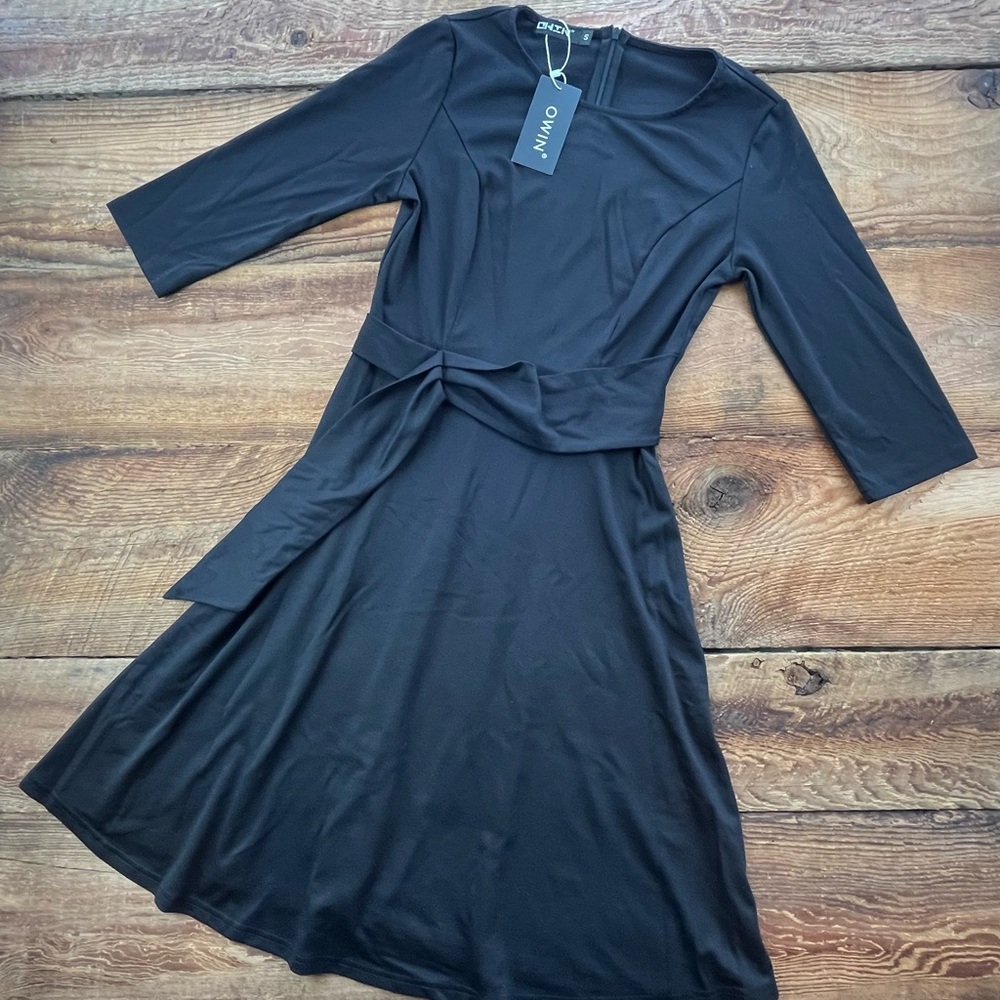 Owin Elegant Black Women's Small Dress
